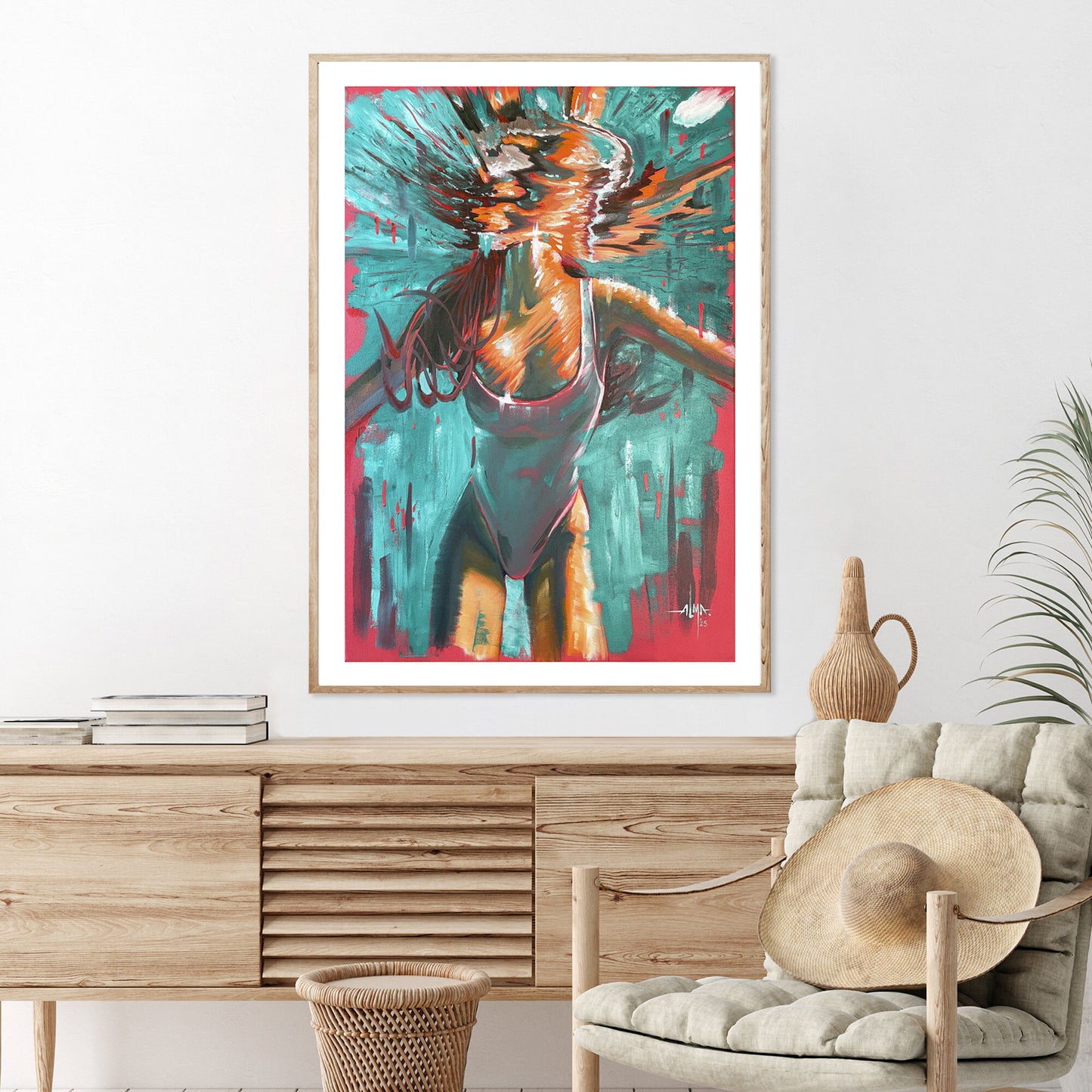 Cuadro "Renacer bajo la superficie"