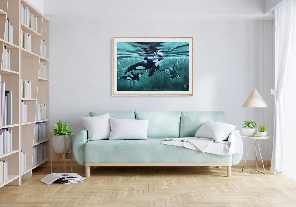 Cuadro "Guardianes del Océano"