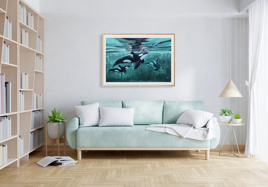 Cuadro "Guardianes del Océano"