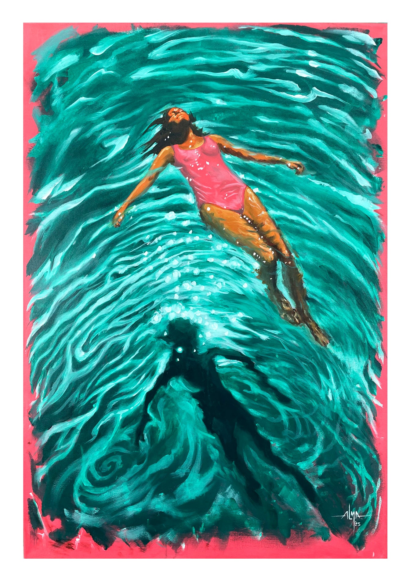 Cuadro "Entre la calma y la sombra"