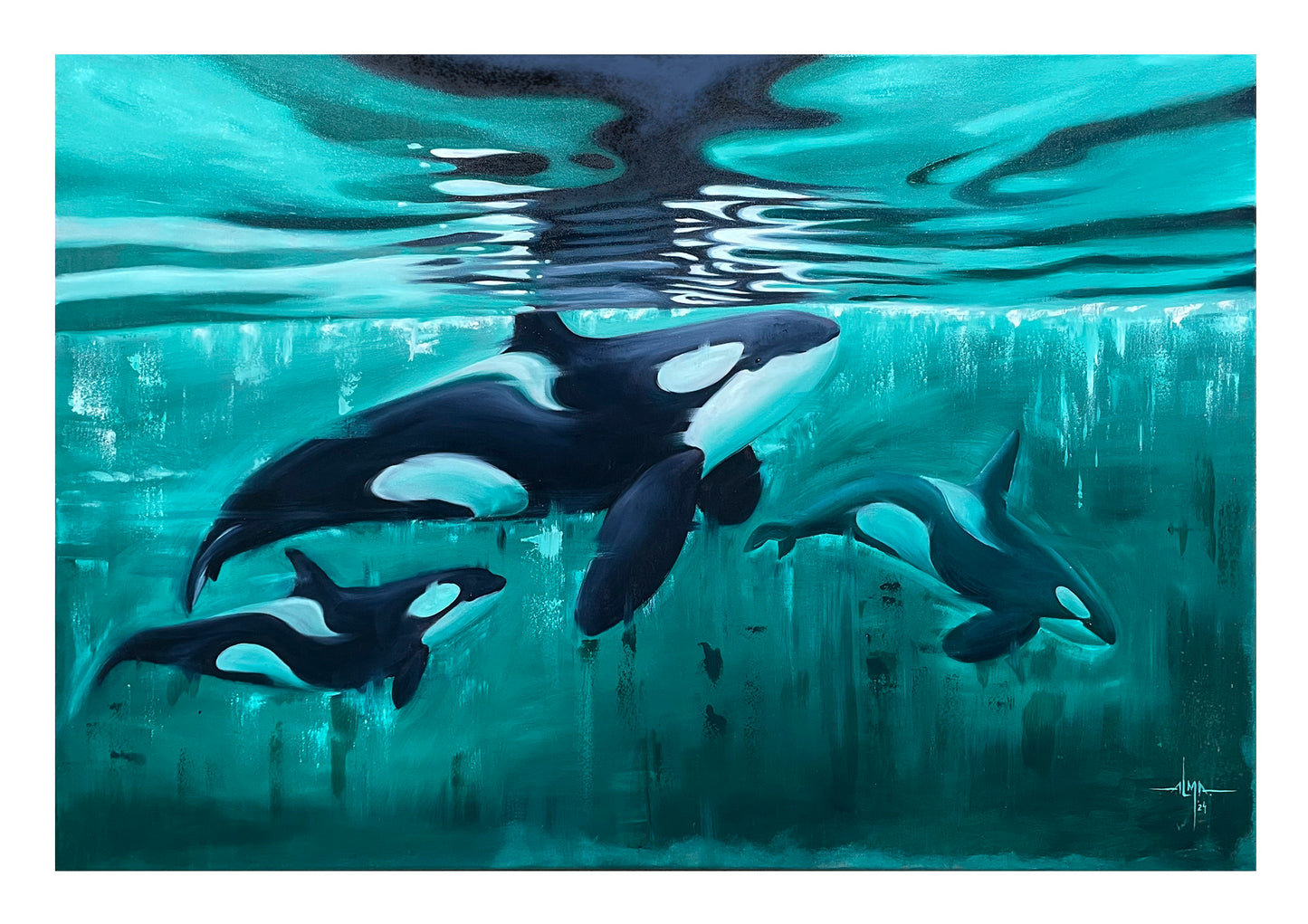 Cuadro "Guardianes del Océano"