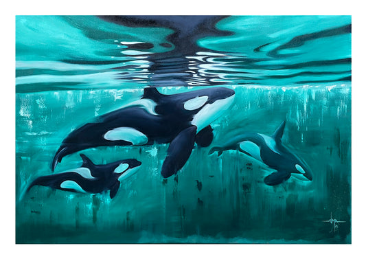 Cuadro "Guardianes del Océano"