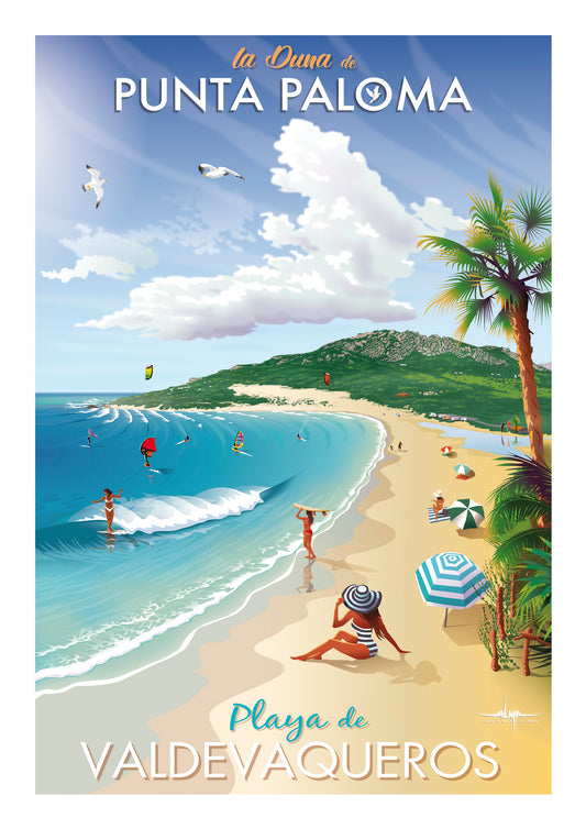 Póster Punta Paloma Valdevaqueros