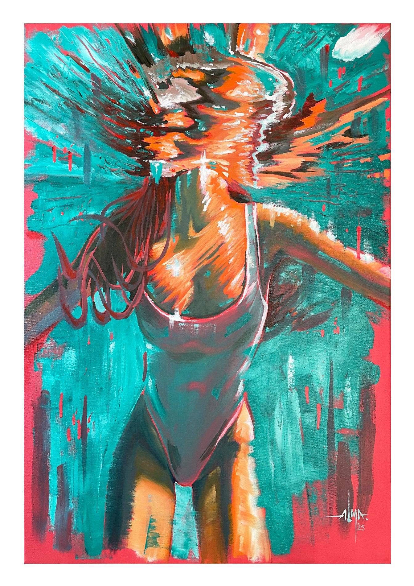 Cuadro "Renacer bajo la superficie"