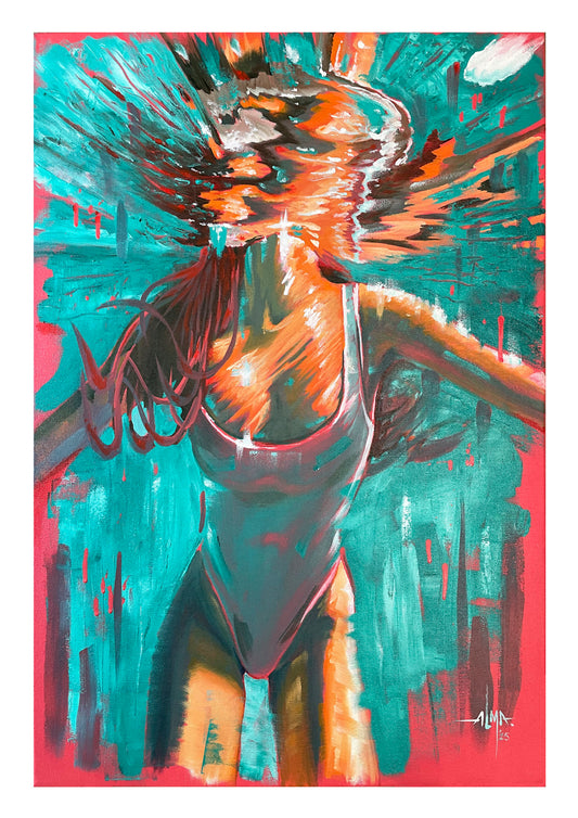 Cuadro "Renacer bajo la superficie"