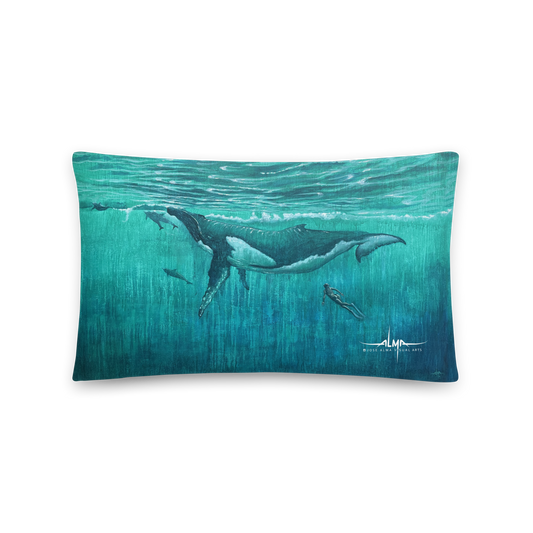 Cojín básico Ballena "Latidos del Océano"