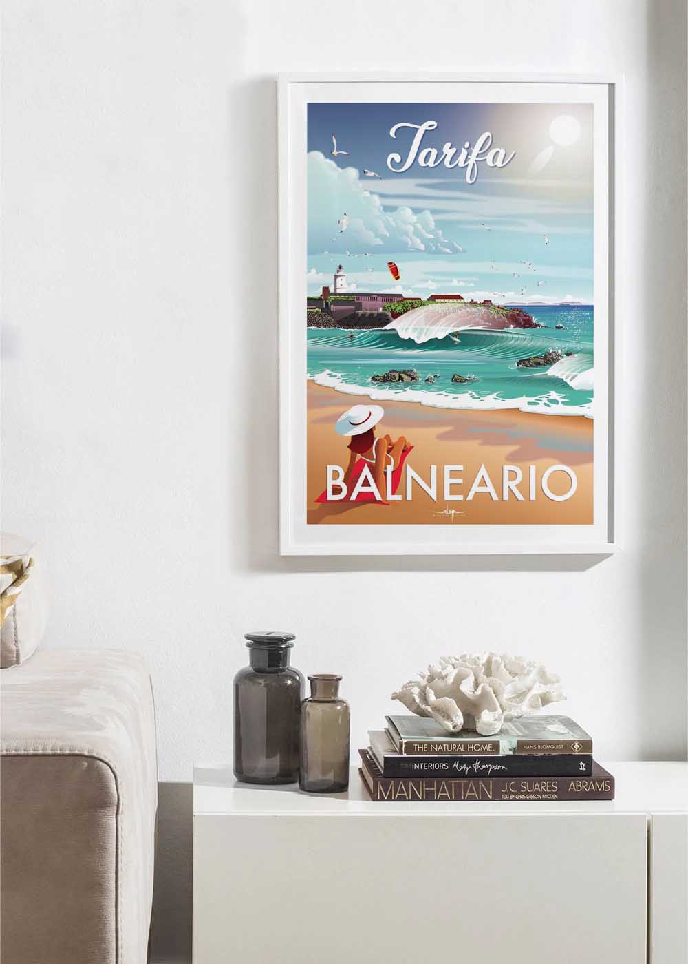 Póster playa Balneario Tarifa