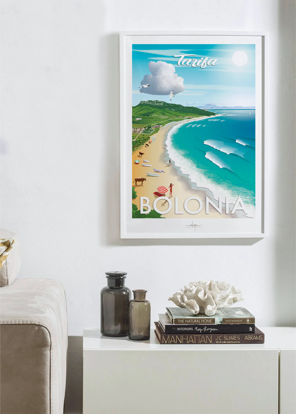 Poster playa Bolonia Tarifa